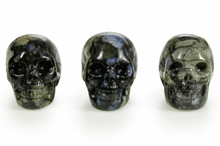 1.5" Polished Que Sera Stone Skulls - Photo 1